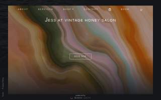 Vintage Honey Salon website