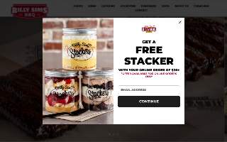 Billy Sims BBQ website
