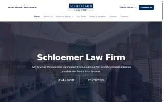 Schloemer Law Firm, S.C. website