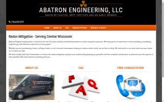 Abatron Engineering, LLC: Radon Mitigation website