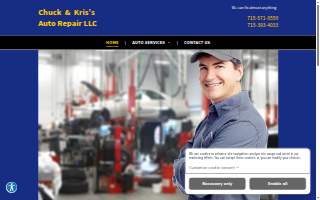 Chuck & Kris's Auto Repair LLC website