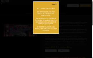 Cracked Escape Rooms website