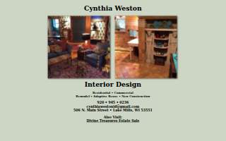 Cynthia Weston website