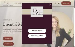 Essential Medspa website