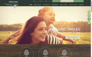 Fehrman Orthodontics website