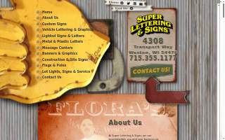 Super Lettering & Signs Inc website