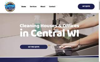 VCM Cleaning - Wausau Cleaning Services website