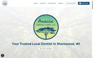 Acacia Dental Care of Whitefish Bay website
