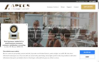 APECS Insurance Agency of Whitefish Bay website