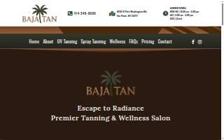 Baja Tan website