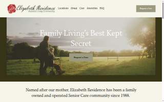 Elizabeth Residence Bayside website