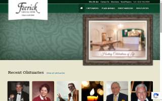 Feerick Funeral Home website