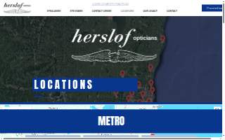 Herslof Opticians website