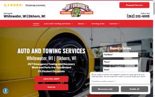 Affordable Towing Pros website