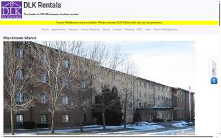 Blackhawk Manor Apartments website