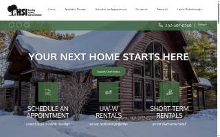 HSI Rentals website