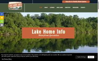 Lake Home Info website