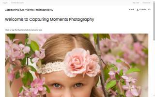 Capturing Moments Photography website