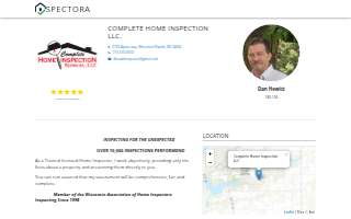 Complete Home Inspection Services website