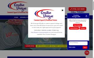 Creative Designs WR website