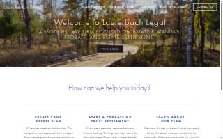 Lauterbach Legal LLC of Wisconsin Rapids website