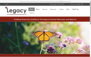 Legacy Accounting & Financial Services, LLC website