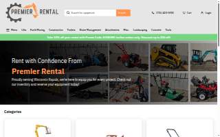 Premier Rental website