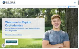 Rapids Orthodontics website