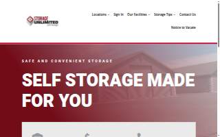 Storage Unlimited LLC - Wisconsin Rapids website