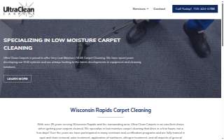 Ultra Clean Carpets website