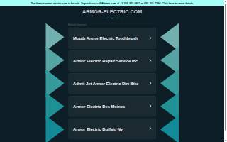 Armor Electric, LLC website