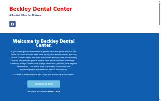 Beckley Dental Center website