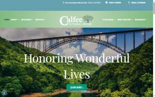 Calfee Funeral Home website