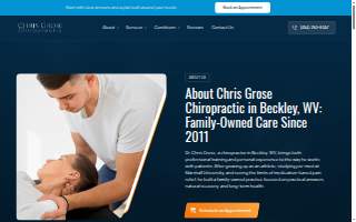 Chris Grose Spine & Wellness website