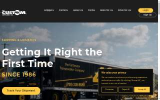Custom Business Solutions website