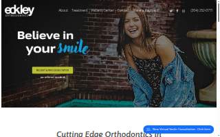 Eckley Orthodontics website