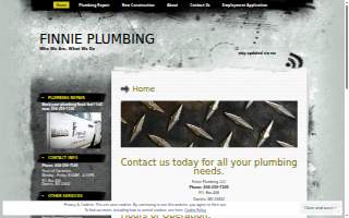 Finnie Plumbing website