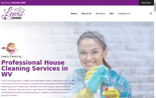 Lewis Cleaning WV website