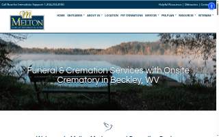 Melton Mortuary and Cremation Center website