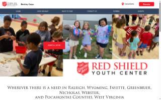 Salvation Army website