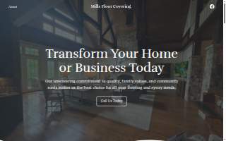 Mills Floor Covering & Epoxy website