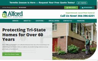 Alford Pest Control of Charleston website