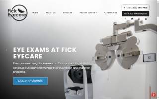 Fick Eyecare, INC. website
