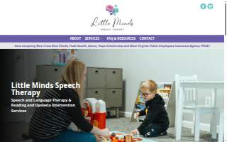 Little Minds Speech Therapy LLC website