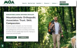 Mountainstate Orthopedic Associates, Inc. website