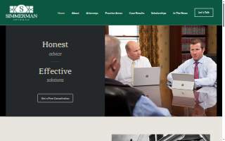 Simmerman Law Office, PLLC website
