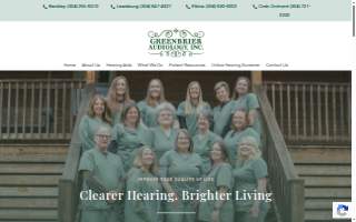 Greenbrier Audiology, Inc. website