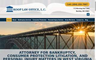 Roop Law Office, L.C. of Cross Lanes website