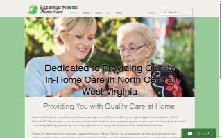 Essential Needs Homecare website