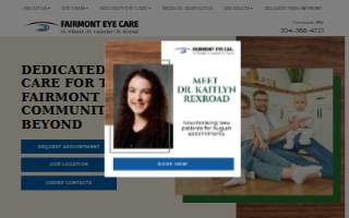 Fairmont Eye Care Inc website